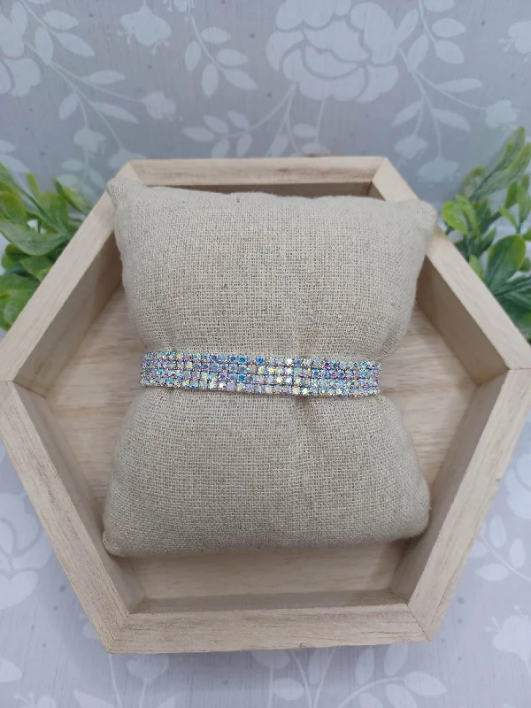 Christmas Bells Mermaid Rhinestone Bracelet Set