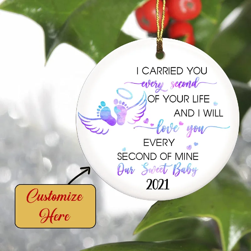 Miscarriage Memorial Ornament - Christmas Remembrance for Loss of A Child, Pregnancy Loss Sympathy Gift, Stillbirth Bereavement| NOM134 Miscarriage Memorial Ornament - Christmas Remembrance for Loss of A Child, Pregnancy Loss Sympathy Gift, Stillbirth Bereavement| NOM134