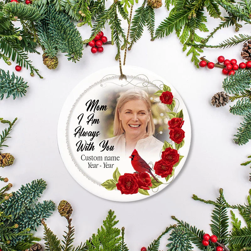 Mom Remembrance Ornament Personalized Christmas Memorial Gift For Loss Of Loved One Mother In Memory ODT49 Mom Remembrance Ornament Personalized Christmas Memorial Gift For Loss Of Loved One Mother In Memory ODT49