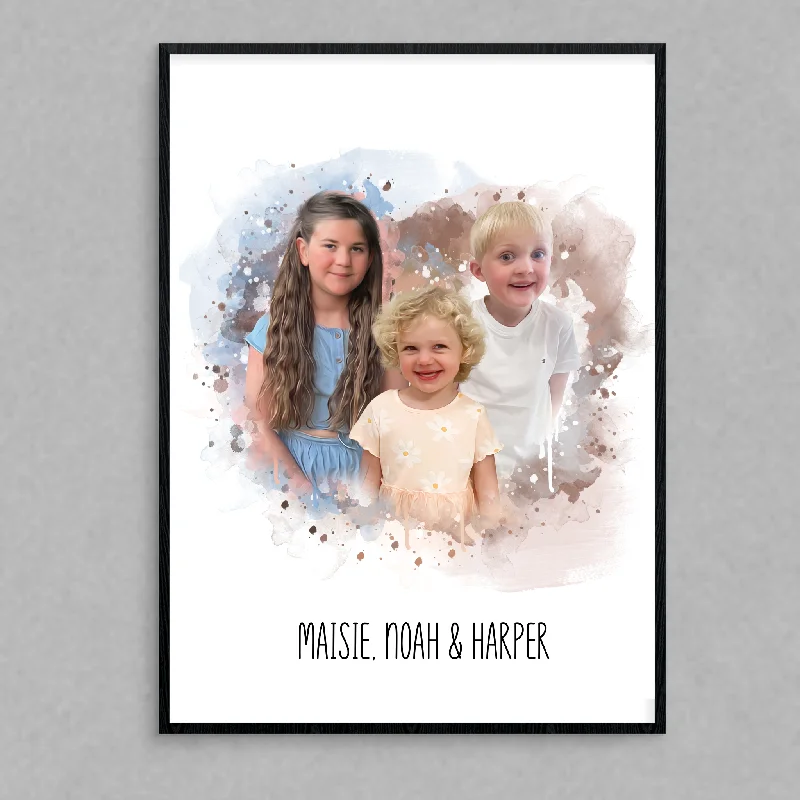 New Multiple Photo Paint Splat Gift