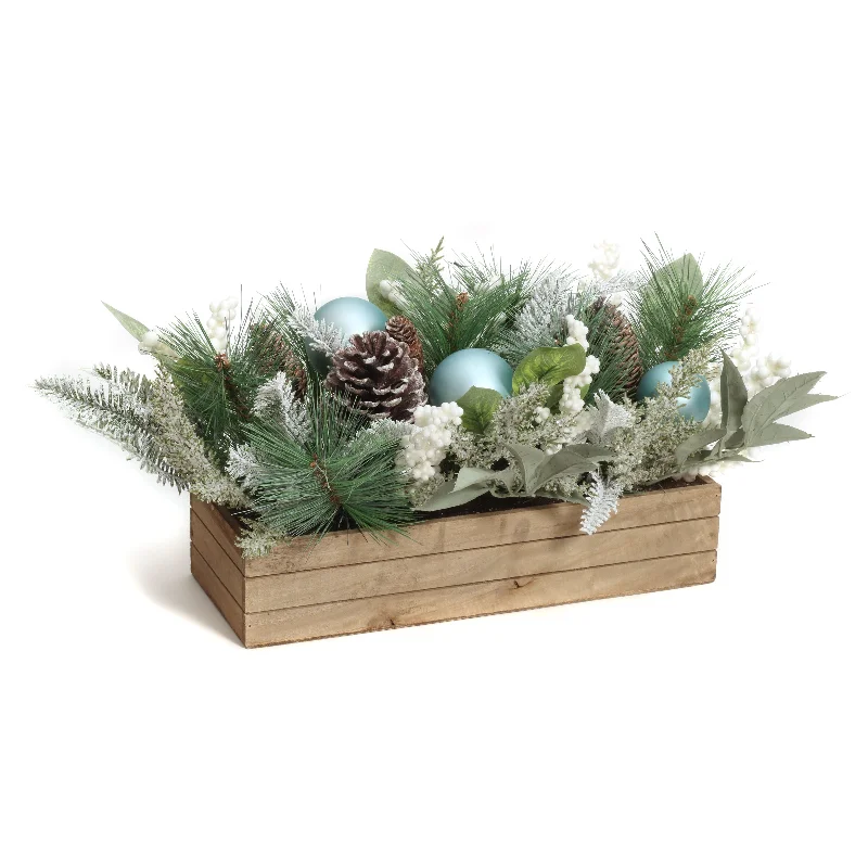 Christmas Cookies 22 in. Decorated Evergreen Christmas Arrangement