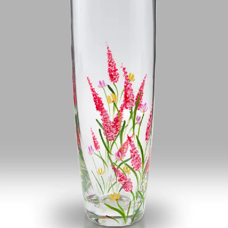 Nobile Cerise Elysian Cylinder Vase - 25cm