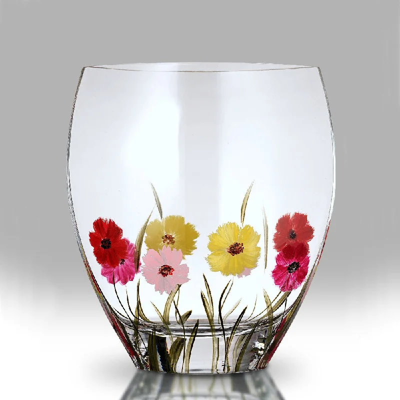 Nobile Gerbera Curved Vase - 21cm