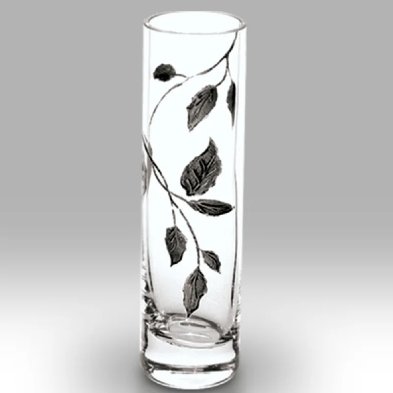 Nobile Silver Leaf Bud Vase - 19.5cm PRICE HELD 2023