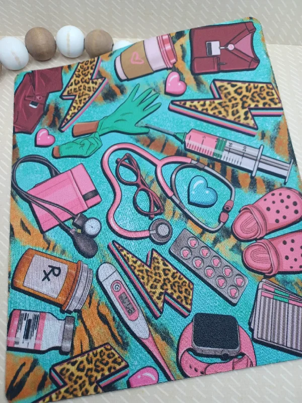 Christmas Stocking Stuffers Nurse Themed Mouse Pad