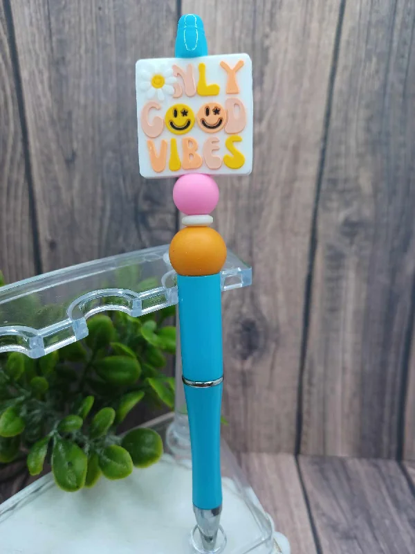 Christmas Gift Packing Station Only Good Vibes Beaded Ink Pen