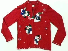 Christmas Sparkly Fairy Lights Peek-A-Boos-X Small Christmas Sweater