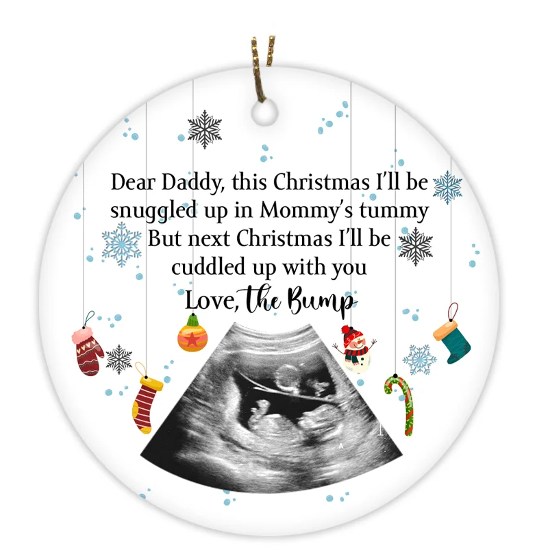 Personalized Baby Ornament Ultrasound Picture Ornament Bumps First Christmas 2022 for Mommy Daddy OP47 Personalized Baby Ornament Ultrasound Picture Ornament Bumps First Christmas 2022 for Mommy Daddy OP47