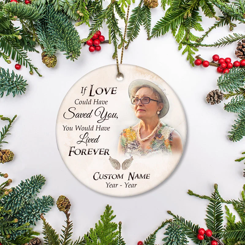 Personalized Memorial Ornament Angel In Heaven Christmas Remembrance Gift For Loss Of Mom Dad Son ODT53 Personalized Memorial Ornament Angel In Heaven Christmas Remembrance Gift For Loss Of Mom Dad Son ODT53