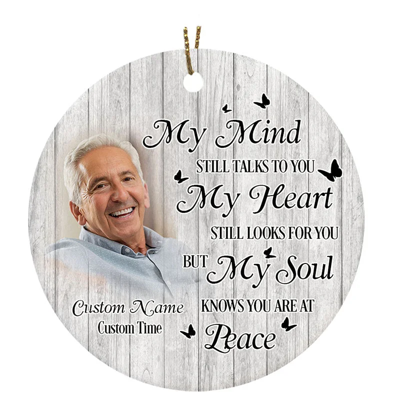 Personalized Memorial Ornament For Loss of Father in Heaven Remembrance Gift In Loving Memory Of Dad ODT48 Personalized Memorial Ornament For Loss of Father in Heaven Remembrance Gift In Loving Memory Of Dad ODT48
