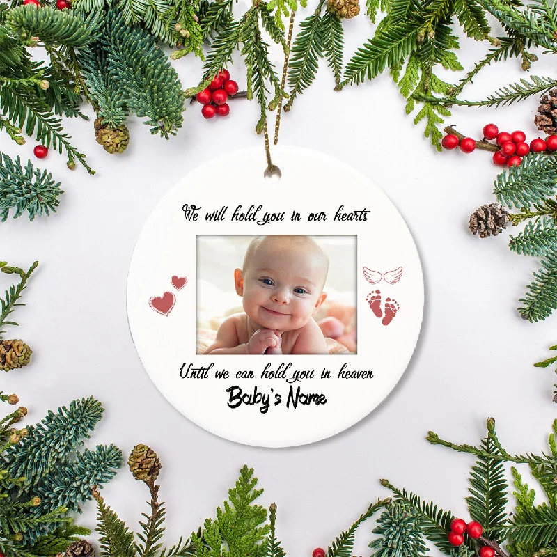 Personalized Ornament on Christmas, Sympathy gift for loss of child Baby loss ornament - OVT19 Personalized Ornament on Christmas, Sympathy gift for loss of child Baby loss ornament - OVT19