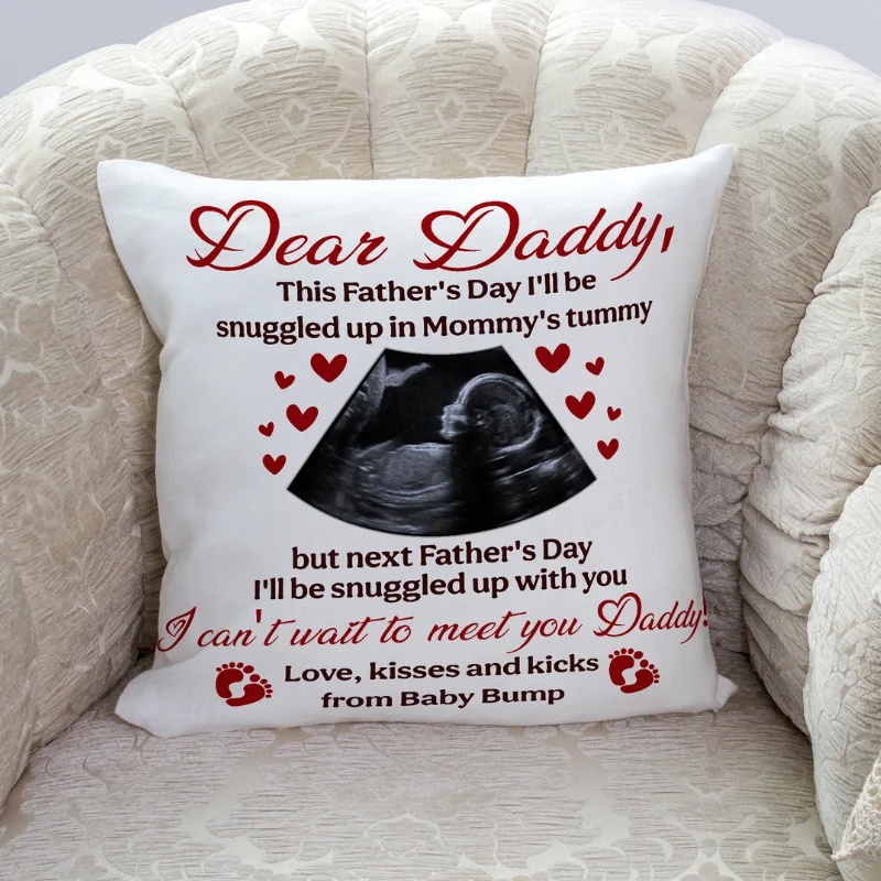 Personalized Pillow For New Dad| First Father's Day Gift for Husband, Dad To Be, 1st Time Dad| JPL79 Personalized Pillow For New Dad| First Father's Day Gift for Husband, Dad To Be, 1st Time Dad| JPL79