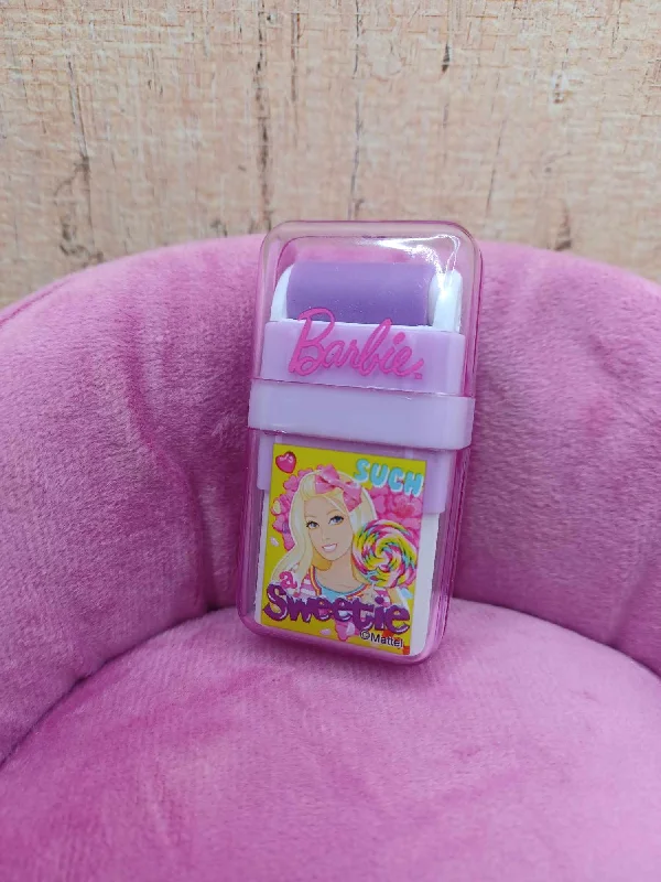 Christmas Traditional Holiday Feasts Pink Doll Themed Eraser - with cap