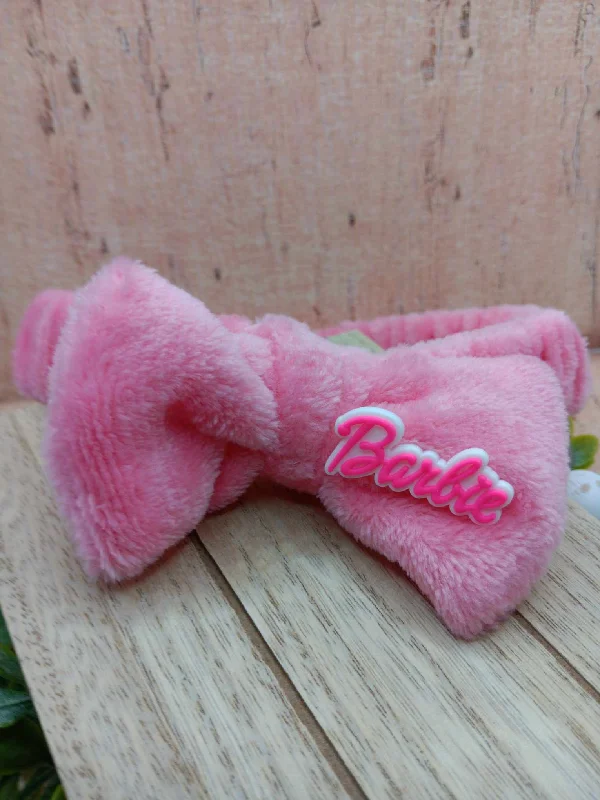 Santa Claus Pink Doll Themed Spa Headband - Coral