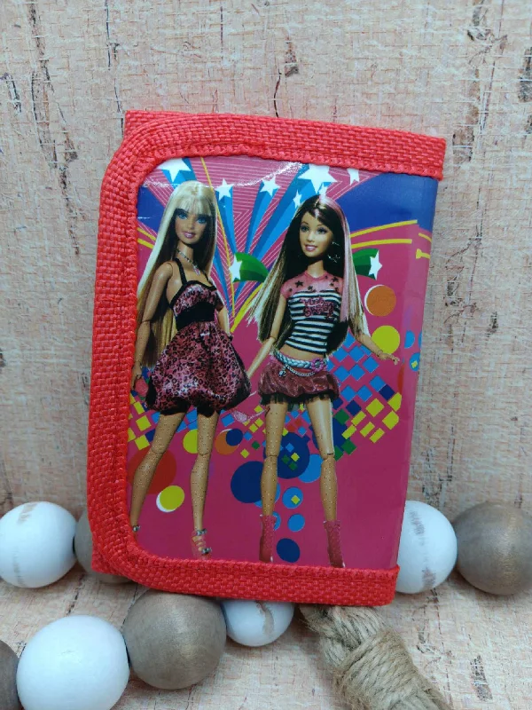 Christmas Ornaments Pink Doll Themed Wallet - Red