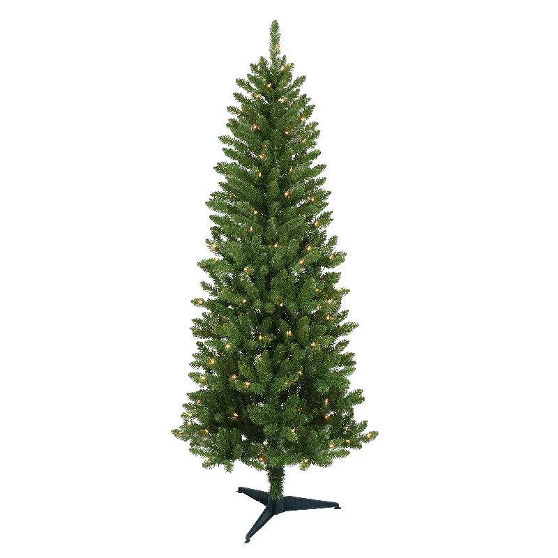 Christmas Gift Wrapping Fun Pre-Lit 4' Carson Pine Artificial Christmas Tree with 70 Lights, Green Christmas Gift Wrapping Fun Pre-Lit 4' Carson Pine Artificial Christmas Tree with 70 Lights, Green
