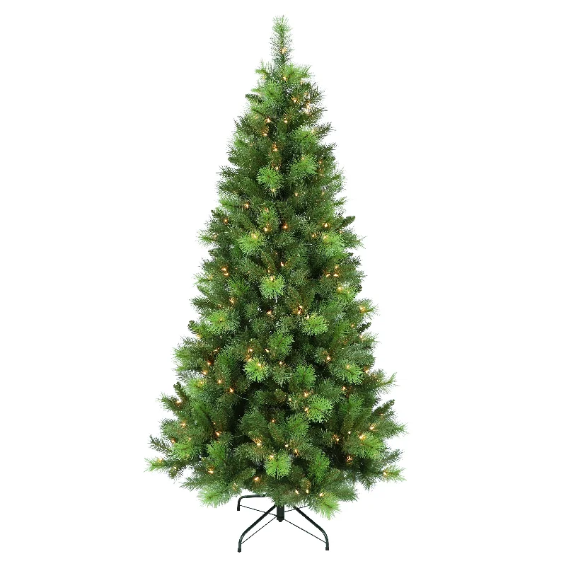 Christmas Shopping Pre-Lit 6.5' Adirondack Pine Artificial Christmas Tree with 250 Lights, Green Christmas Shopping Pre-Lit 6.5' Adirondack Pine Artificial Christmas Tree with 250 Lights, Green