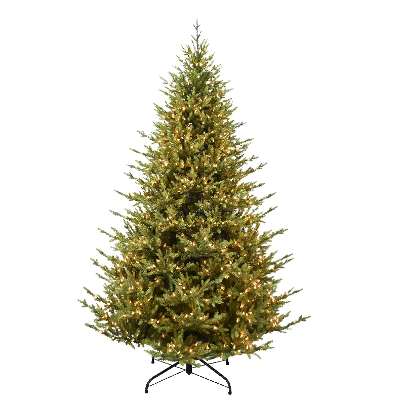 Holiday Lights Pre-Lit 7.5' Addison Fir Artificial Christmas Tree with 850 Lights, Green Holiday Lights Pre-Lit 7.5' Addison Fir Artificial Christmas Tree with 850 Lights, Green