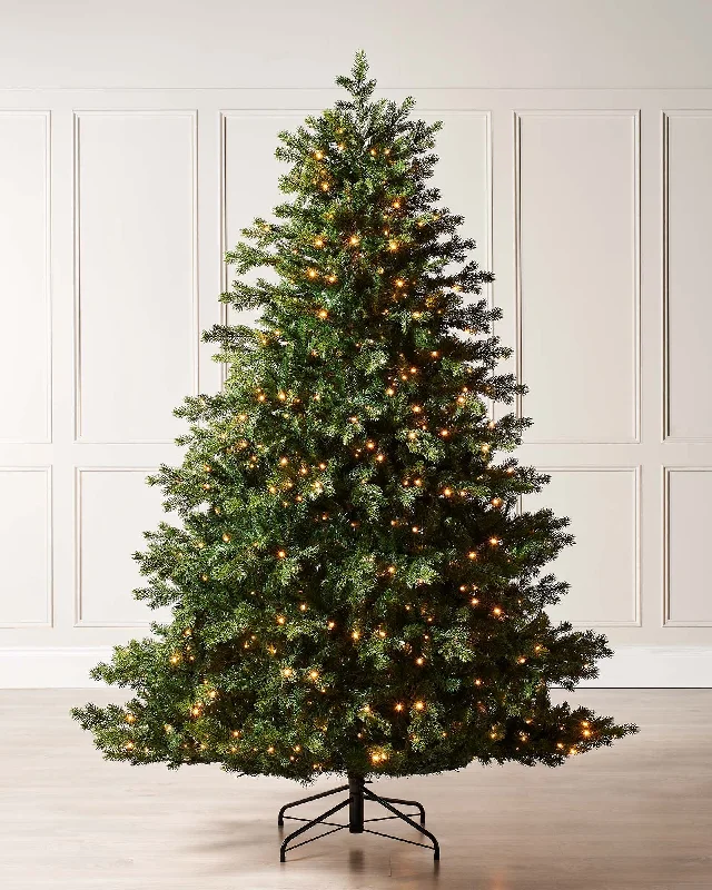 Christmas Winter Forest Walks Pre-Lit Balsam Fir Christmas Tree, 7 ft