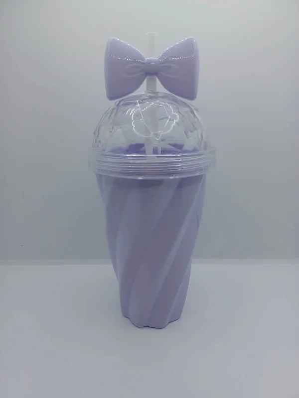 Christmas Feast Purple Candy Girl cup w/ Straw - 16oz