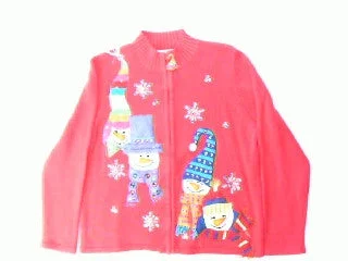 Christmas Shopping Rainbow Jester-Small Christmas Sweater