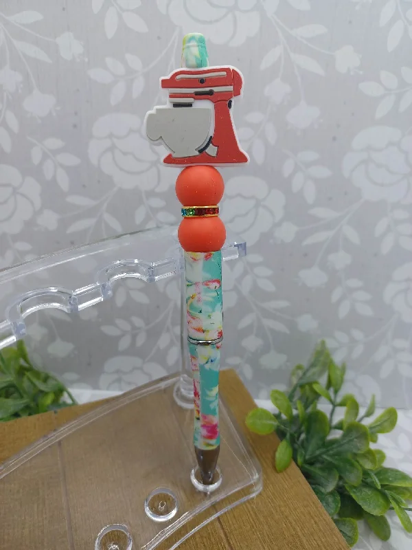 Christmas Joy Red Mixer Beaded Ink Pen