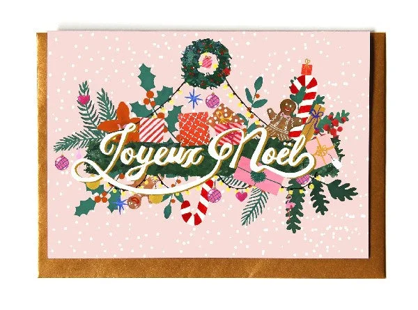 Joyeux Noel French Christmas Card