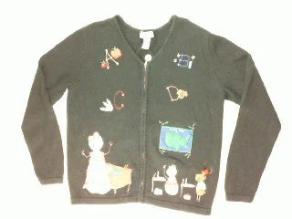 Christmas Enchanting Celebrations Reindeer Education-Medium Christmas Sweater