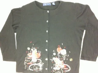 Christmas Enchanted Night Sky Remember the Millennium-X Large Christmas Sweater