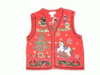 Christmas Party Rocking Swirliin Holiday  Fun-Small Christmas Sweater