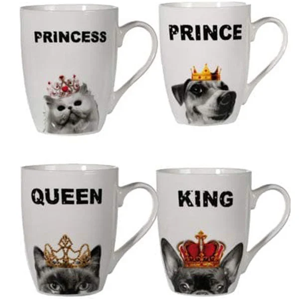 Christmas Cozy Indoor Fireplace Royal Cats & Dogs Mug