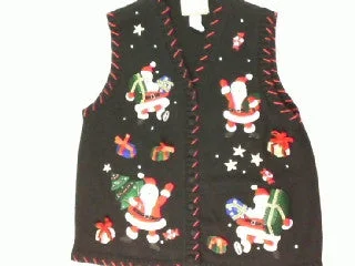 Festive Season Santa Making It Happen-Small Christmas Sweater
