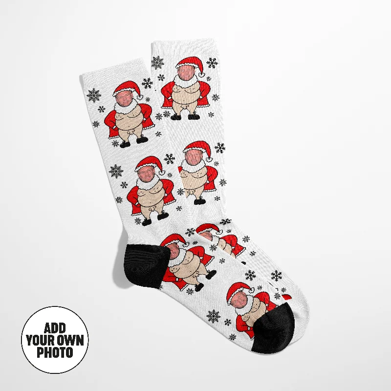 Santa Willy Photo Socks