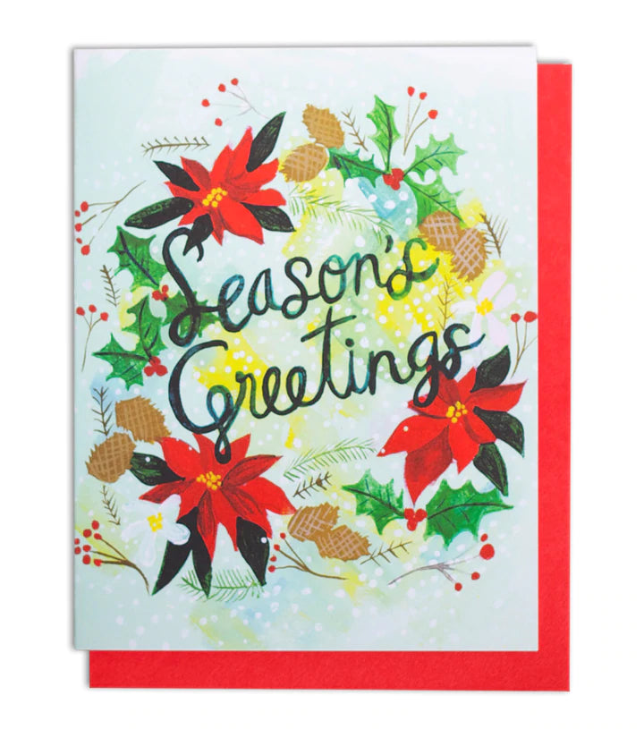 Cozy Christmas Season's Greetings Card