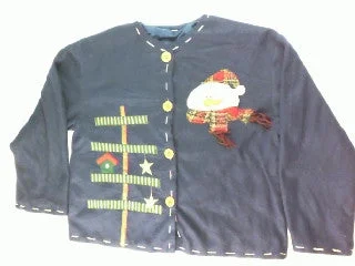 Snowfelt Snowman-Large Christmas Sweater