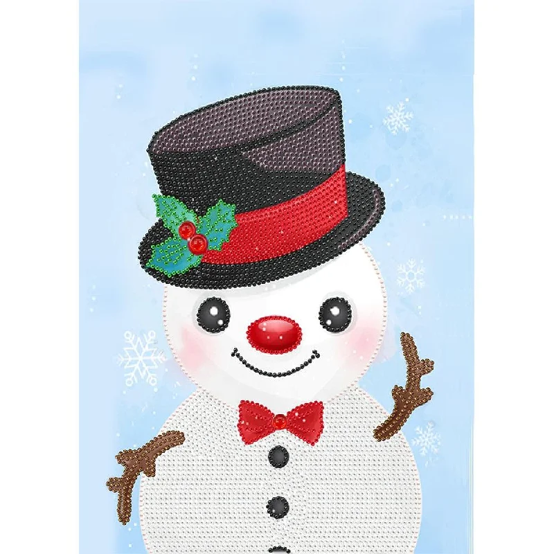 Christmas Movie Night Snowman Cross Stitch Rhinestone Mosaic Diamond Embroidery Painting Kit Christmas Movie Night Snowman Cross Stitch Rhinestone Mosaic Diamond Embroidery Painting Kit