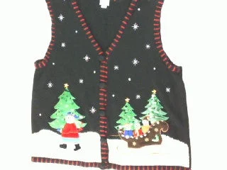 Snowmen Sleigh Ride-Large Christmas Sweater