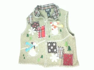 Christmas Snowflakes Snowmore Games-Small Christmas Sweater