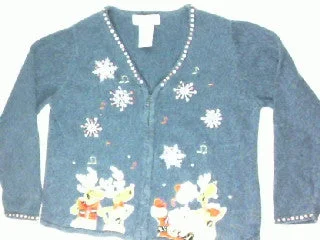 Christmas Winter Scenery Someone is Tone Deaf-Small Christmas Sweater