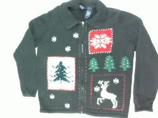 Sparkle On My Reindeer-Medium Christmas Sweater