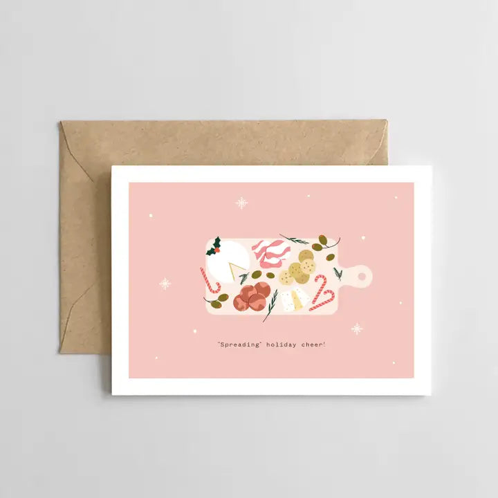 Christmas Holiday Gathering Spreading Holiday Cheer Card