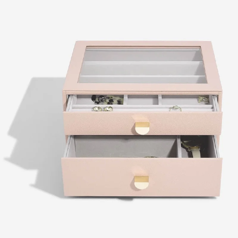 Christmas Countdown Stackers Blush Classic Jewellery Box - Set of 2 - 76058