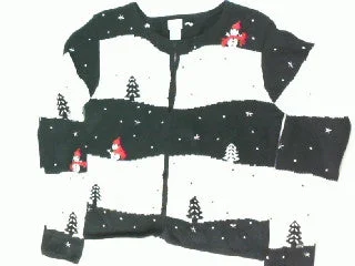 Starry Night In The Woods- Kids Christmas Sweater