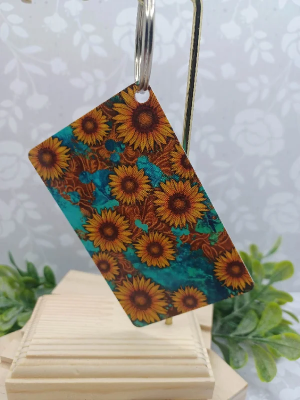 Christmas Ornaments Sunflower Acrylic Keychain