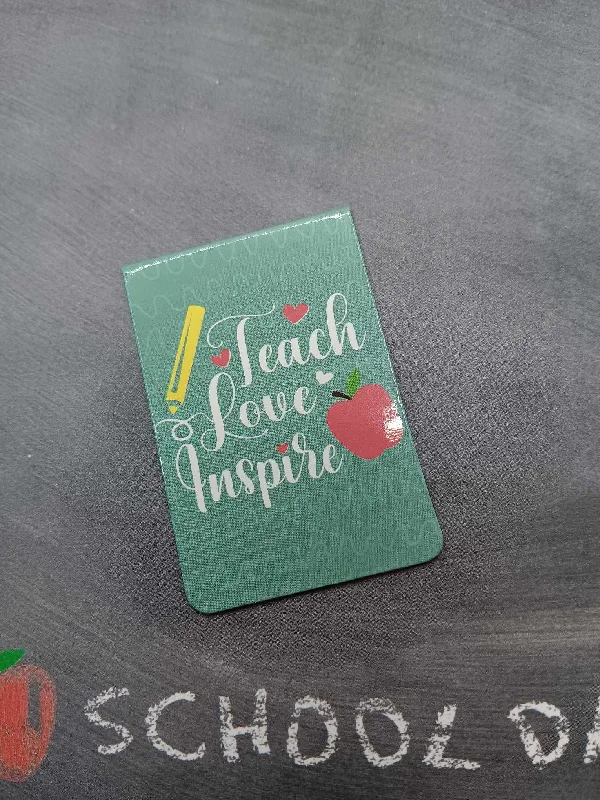 Christmas Family Time Teach Love Inspire Magnetic Bookmark