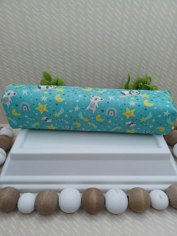 Christmas Night Teal Koala, Rainbow, Stars Zipper Pencil Pouch