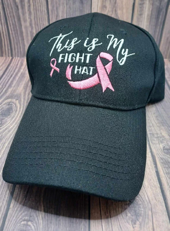 Christmas Joy This is My Fight Hat Embroidered Breast Cancer Awareness Hat
