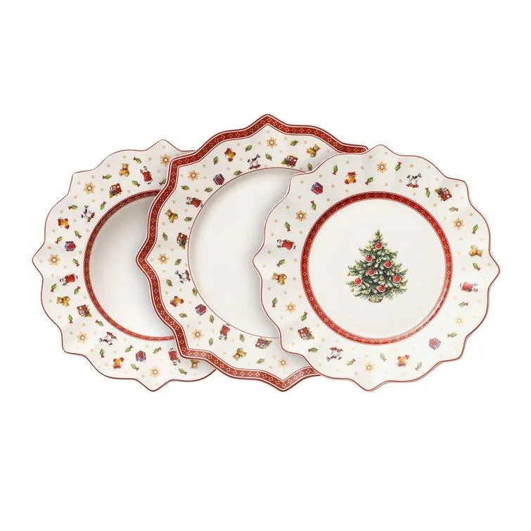 Christmas Presents Toy's Delight 12 Piece Dinnerware Set, Service for 4