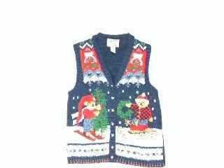 Christmas Cozy Winter Nights Tree Pickin Party-Small Christmas Sweater