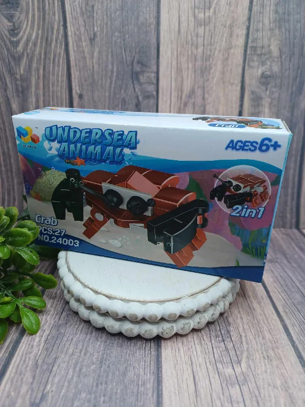 Christmas Candles Underwater Animals Building Set - Crab